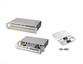 中国 皿YH1015を接続する4 PCが付いているFC ODFのラック マウントの繊維光学のスプライス箱48の中心96の中心のパッチ盤 サプライヤー