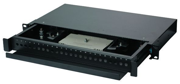 高級ファイバーパッチパネル 24ポート,LC / デュプレックスSC ファイバーオプティック終了ボックス YH1005