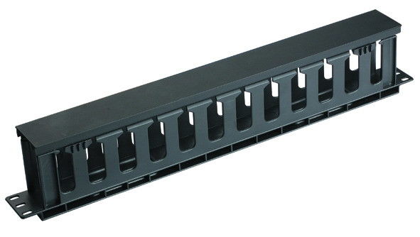 19インチ 1u ネットワークケーブル管理ラック マウント 厚付AMPタイプ 金属カバー YH4037