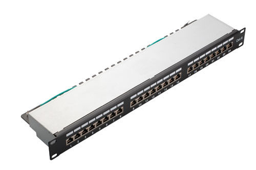 ローヤリングレール国内パッチパネル / 24ポート Rj45パッチパネル 滑らかで柔軟な引き出し YH4007