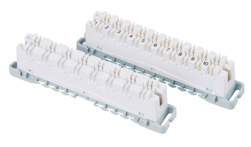 高いバンド ストリップCAT5Eのクローネ モジュール10組のターミナル ブロック/プロフィールの台紙YH6468506100