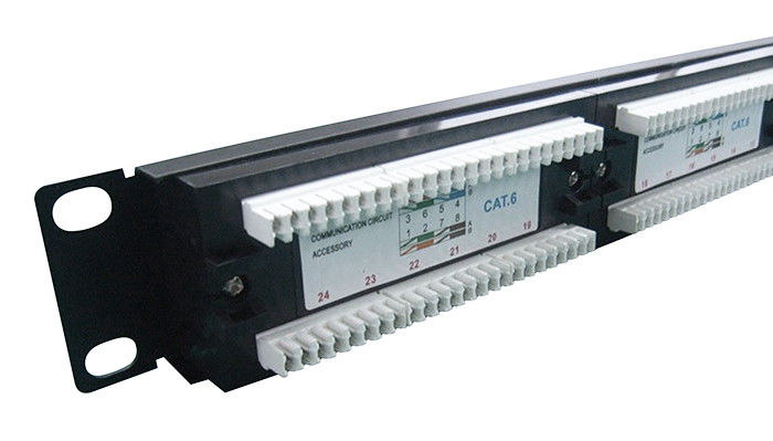 LAN有線放送網YH4010のためのUTPネットワークのパッチ盤24の港Cat6のパッチ盤